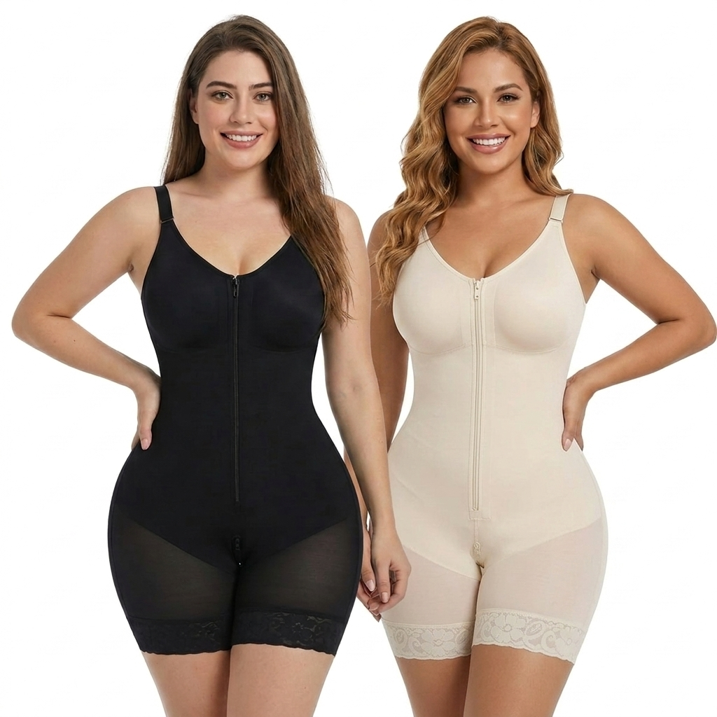 shapinggirls Overbust Fajas Colombianas Shapewear for Women Tummy Control Brief Shaper