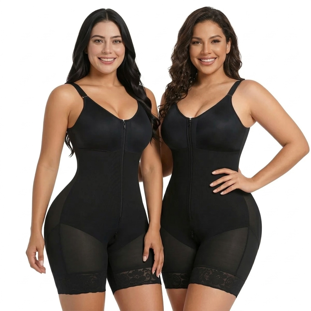 shapinggirls Overbust Fajas Colombianas Shapewear for Women Tummy Control Brief Shaper