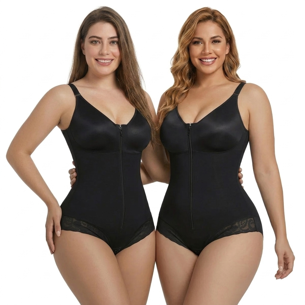 shapinggirls Overbust Fajas Colombianas Shapewear for Women Tummy Control Brief Shaper