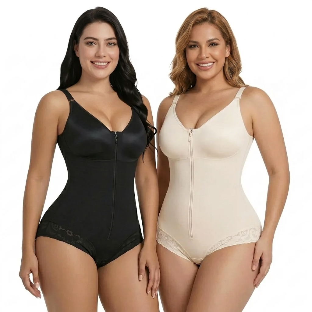 shapinggirls Overbust Fajas Colombianas Shapewear for Women Tummy Control Brief Shaper